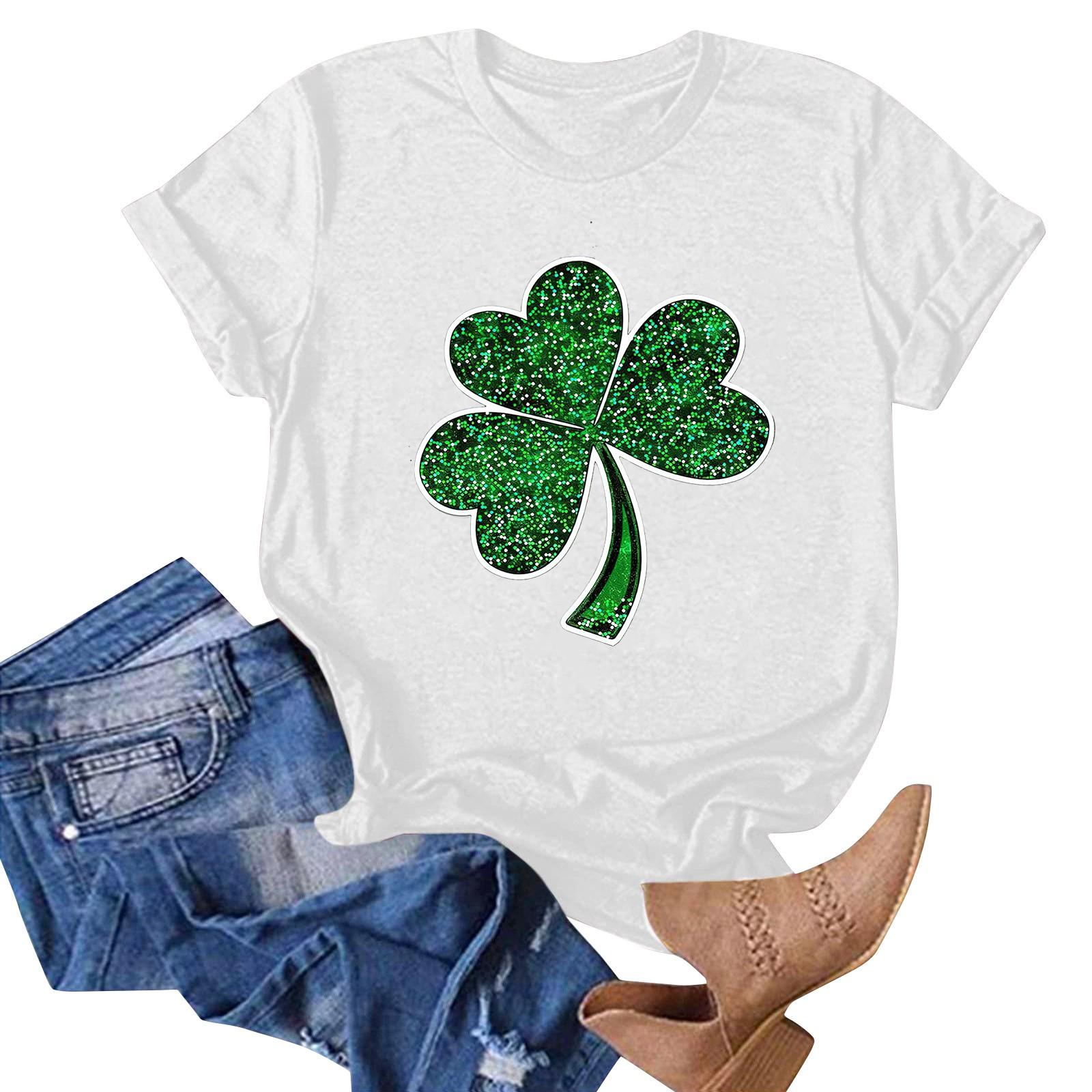 Женский модный повседневный свободный пуловер с коротким рукавом и принтом с круглым вырезом S
Женский модный повседневный свободный пуловер с коротким рукавом и принтом с круглым вырезом S