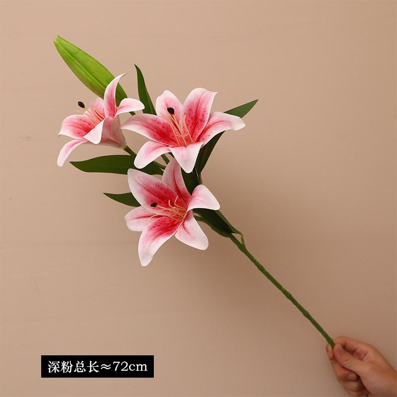 Simulation film feel lily, home bedroom decoration floral ornament photography props flower arrangement materials глибокий рожевий колір
Simulation film feel lily, home bedroom decoration floral ornament photography props flower arrangement materials глибокий рожевий колір