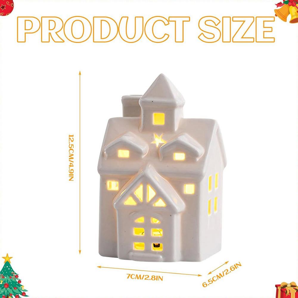 LED Ceramic Christmas House Mini Village Set Holiday Table Centerpiece Decor for Tabletop Shelf Party Favors Christmas Gifts
LED Ceramic Christmas House Mini Village Set Holiday Table Centerpiece Decor for Tabletop Shelf Party Favors Christmas Gifts