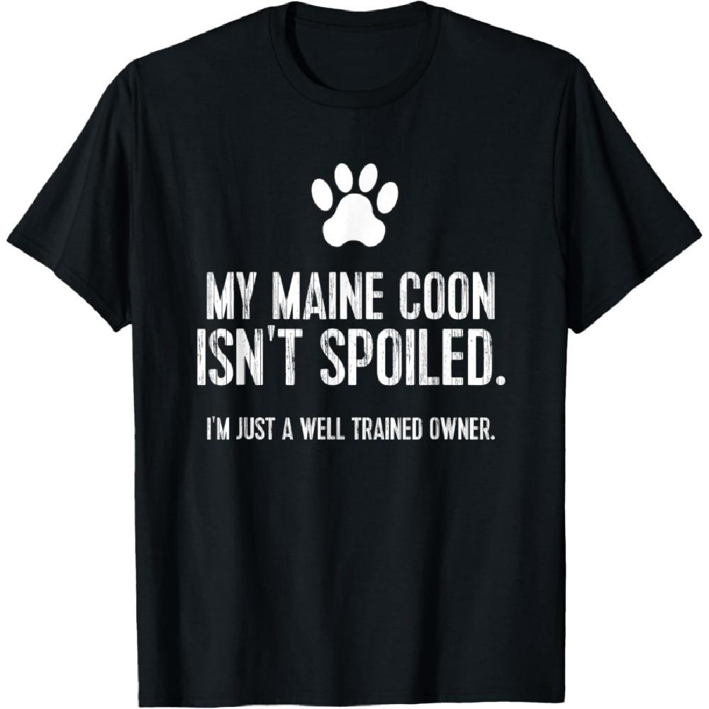 Funny Cat TShirt_ My Maine Coon Isn t Spoiled Tee T-Shirt XXXXXL
Funny Cat TShirt_ My Maine Coon Isn t Spoiled Tee T-Shirt XXXXXL