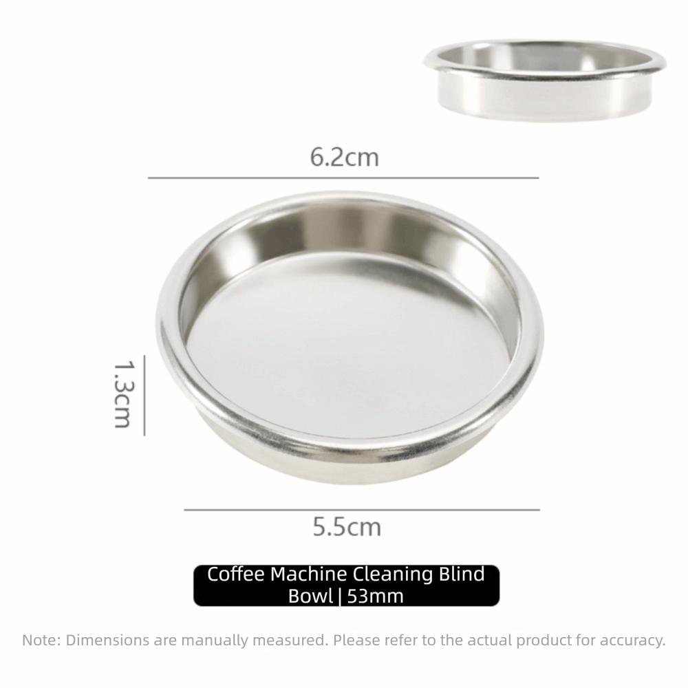 Bottomless Coffee Filter Basket Stainless Steel Portafilter Espresso Tool Home Espresso Tool 53mmClean Blind Bowl
Bottomless Coffee Filter Basket Stainless Steel Portafilter Espresso Tool Home Espresso Tool 53mmClean Blind Bowl