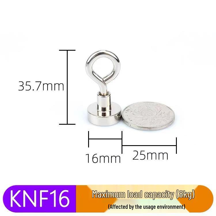 Powerful Magnetic Hook with Closed Loop and Suction Cup Base
Powerful Magnetic Hook with Closed Loop and Suction Cup Base