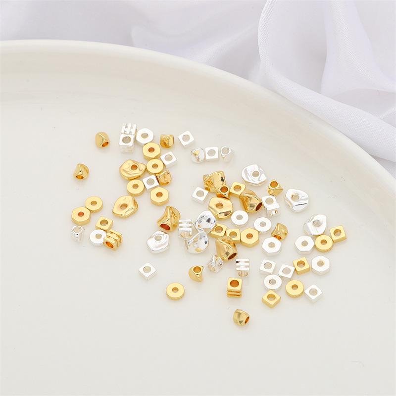 14K Gold Plated Silver Tone Beads: Thick Spacer & Flat DIY Bracelet Beads for Handmade Jewelry
14K Gold Plated Silver Tone Beads: Thick Spacer & Flat DIY Bracelet Beads for Handmade Jewelry