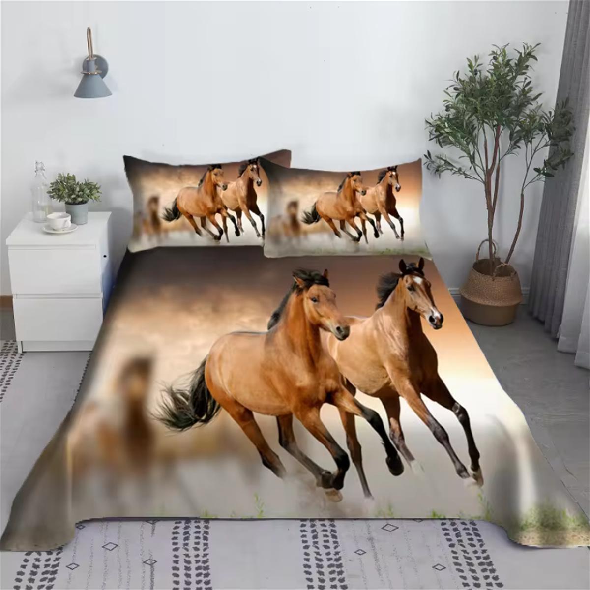 Tiger Or Horse Bed Sheet Set Digital Printing Polyester Bed Flat Sheet With Pillowcase Print Bedding EU single(135x200cm)
Tiger Or Horse Bed Sheet Set Digital Printing Polyester Bed Flat Sheet With Pillowcase Print Bedding EU single(135x200cm)