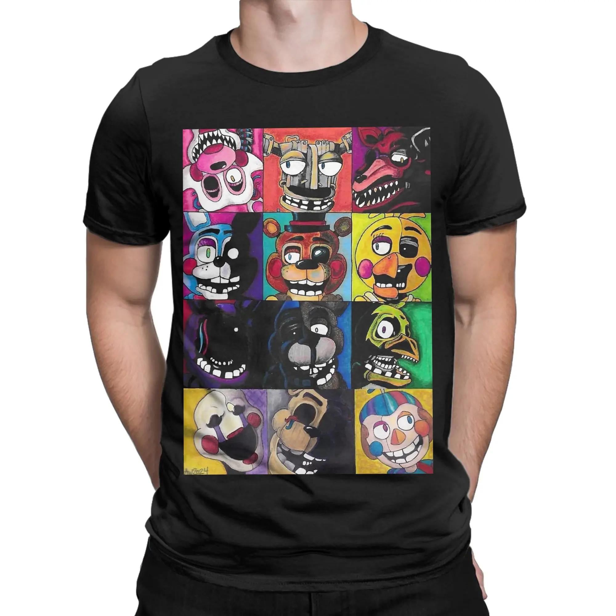 Men s T-Shirt Five Nights Horror FnAF Cool Pure Cotton Tee Shirt Short Sleeve T Shirts O Neck Clothes 6XL XXXXXL чорний
Men s T-Shirt Five Nights Horror FnAF Cool Pure Cotton Tee Shirt Short Sleeve T Shirts O Neck Clothes 6XL XXXXXL чорний