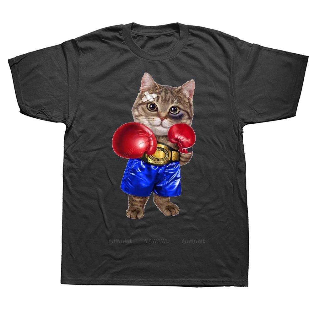 Funny Cat Boxing Boxer T Shirts Graphic Cotton Streetwear Short Sleeve Birthday Gifts Summer Style brand Tshirt Mens Clothing 4XL
Funny Cat Boxing Boxer T Shirts Graphic Cotton Streetwear Short Sleeve Birthday Gifts Summer Style brand Tshirt Mens Clothing 4XL