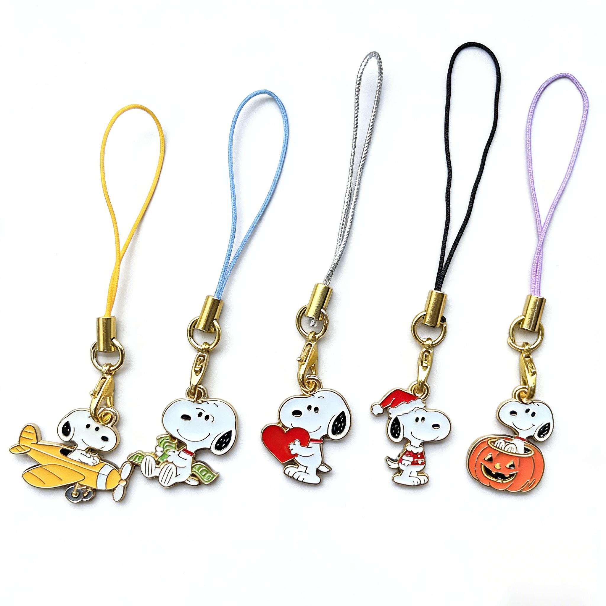 5pcs Snoopy Anime Keychain Phone Chain Key Lanyard Schoolbag Decoration Kawaii Bag Key Chain Jewelry, Small Gift for Friedns
5pcs Snoopy Anime Keychain Phone Chain Key Lanyard Schoolbag Decoration Kawaii Bag Key Chain Jewelry, Small Gift for Friedns