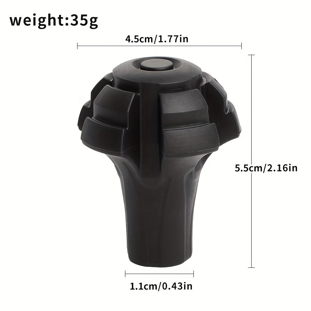 Universal Trekking Pole Tips with Torpedo-Shaped Protectors for Outdoor Hiking, Anti-Slip Foot Covers for Walking Sticks 1pc чорний
Universal Trekking Pole Tips with Torpedo-Shaped Protectors for Outdoor Hiking, Anti-Slip Foot Covers for Walking Sticks 1pc чорний