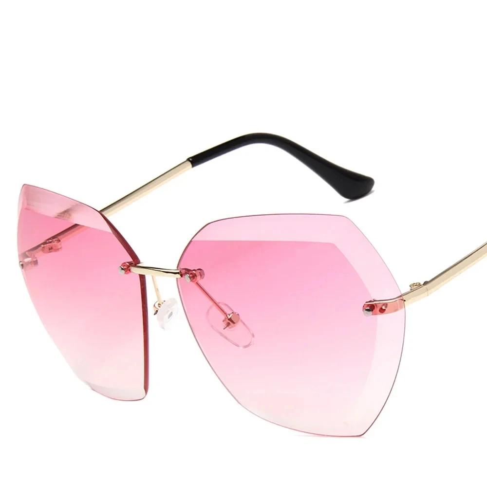 New Fashion Design Vintage Rimless Sun Glasses Women Men Retro Sun Glasses Female UV400 Gradient Lens Sun Glasses As Picture
New Fashion Design Vintage Rimless Sun Glasses Women Men Retro Sun Glasses Female UV400 Gradient Lens Sun Glasses As Picture