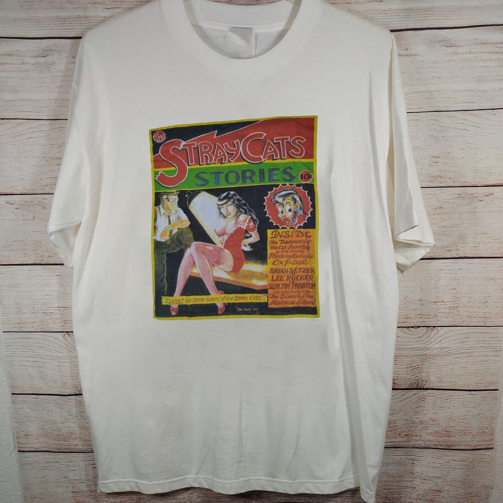 1990 The STRAY CATS Stories Inside T Shirt Full Size S-5XL Unisex T-Shirt S
1990 The STRAY CATS Stories Inside T Shirt Full Size S-5XL Unisex T-Shirt S