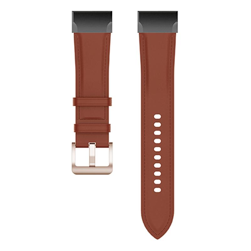 For Garmin Fenix 7X/6X/5X Genuine Leather Watch Strap Adjustable Bracelet Smart Watch Band with Buckle Dark Brown
For Garmin Fenix 7X/6X/5X Genuine Leather Watch Strap Adjustable Bracelet Smart Watch Band with Buckle Dark Brown