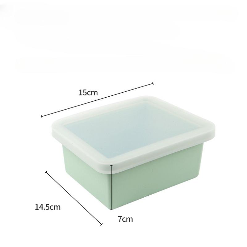 Food-grade silicone freshness box can be microwaved to heat leak-proof soup box refrigerator storage box sealed freezer box 6 inch світло-зелений колір
Food-grade silicone freshness box can be microwaved to heat leak-proof soup box refrigerator storage box sealed freezer box 6 inch світло-зелений колір