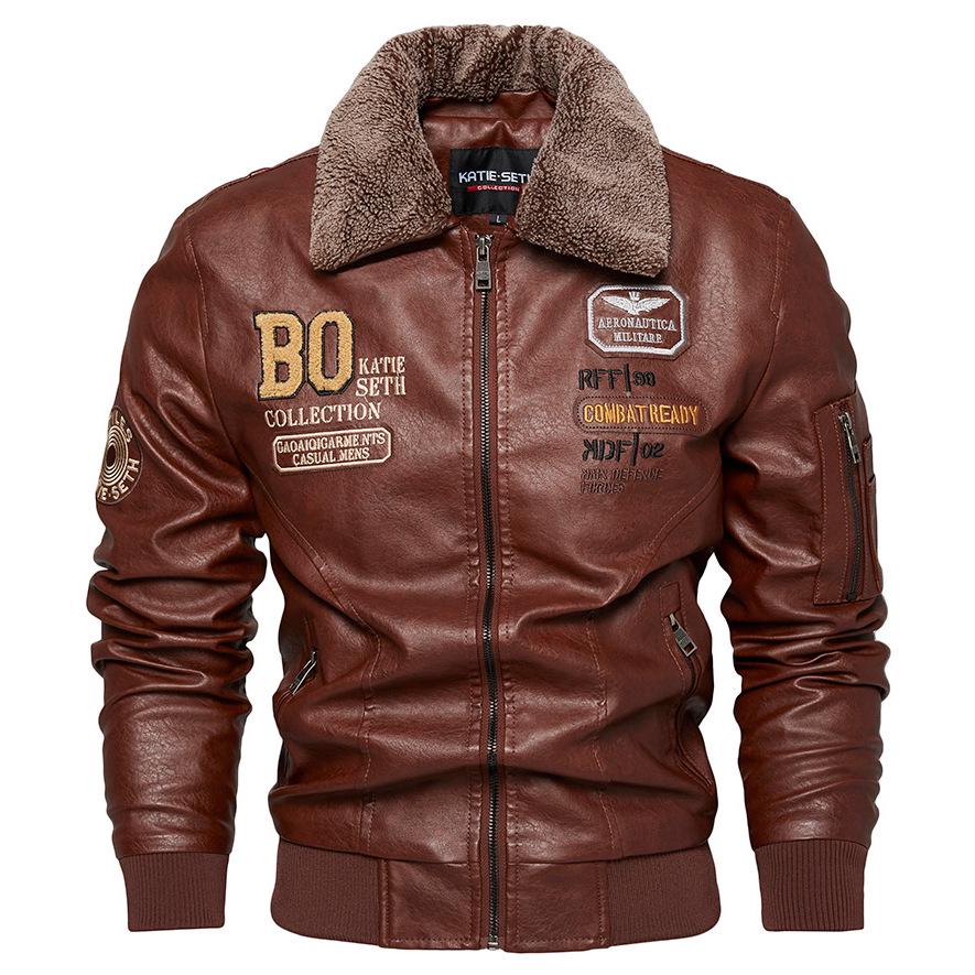 Men s Trendy Loose Fit Leather Motorcycle Jacket - Autumn/Winter Korean Style Pilot Outerwear XXL
Men s Trendy Loose Fit Leather Motorcycle Jacket - Autumn/Winter Korean Style Pilot Outerwear XXL