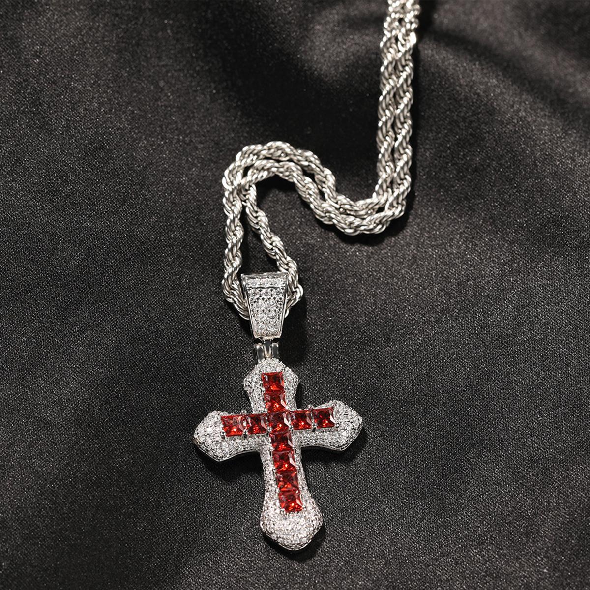 Stylish And Simple Stainless Steel Cross Pendant Design Necklace, Unique And High-End Neck Chain For Sweater
Stylish And Simple Stainless Steel Cross Pendant Design Necklace, Unique And High-End Neck Chain For Sweater