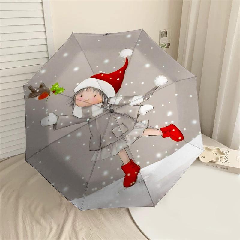 1PC girl snowflakeAutomatic Open/Close Umbrella with Windproof, 8-Rib Sturdy Canopy, Durable Ribs, Fashionable Design, Outdoor Accessory, Fun Prin, Ho
1PC girl snowflakeAutomatic Open/Close Umbrella with Windproof, 8-Rib Sturdy Canopy, Durable Ribs, Fashionable Design, Outdoor Accessory, Fun Prin, Ho