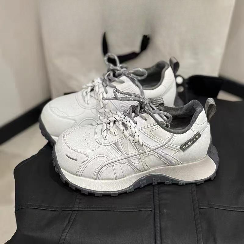 All-match Sneakers Autumn and Winter New Round Toe Deep Mouth Lace-up Platform Non-slip Low-top Shoes 40 сірий колір
All-match Sneakers Autumn and Winter New Round Toe Deep Mouth Lace-up Platform Non-slip Low-top Shoes 40 сірий колір
