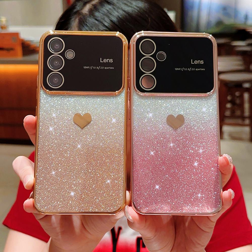 For Samsung Galaxy A54 5G Phone Case Gradient Glitter Powder Electroplating Edge TPU Phone Cover Silver
For Samsung Galaxy A54 5G Phone Case Gradient Glitter Powder Electroplating Edge TPU Phone Cover Silver