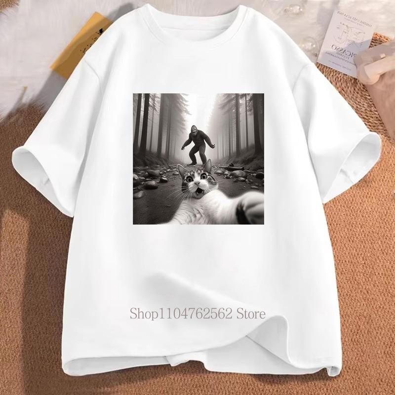 Scared Cat Graphic Print TShirt Unisex Clothing Summer Funny Meme Short Sleeve Tops Women Casual Fashion Oversize Tshirts S
Scared Cat Graphic Print TShirt Unisex Clothing Summer Funny Meme Short Sleeve Tops Women Casual Fashion Oversize Tshirts S