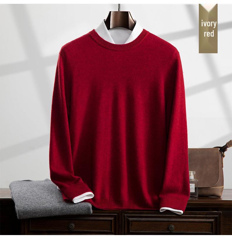 Men s Cashmere Round Neck Sweater - 2025 Autumn/Winter Warm Business Casual Knitwear M
Men s Cashmere Round Neck Sweater - 2025 Autumn/Winter Warm Business Casual Knitwear M