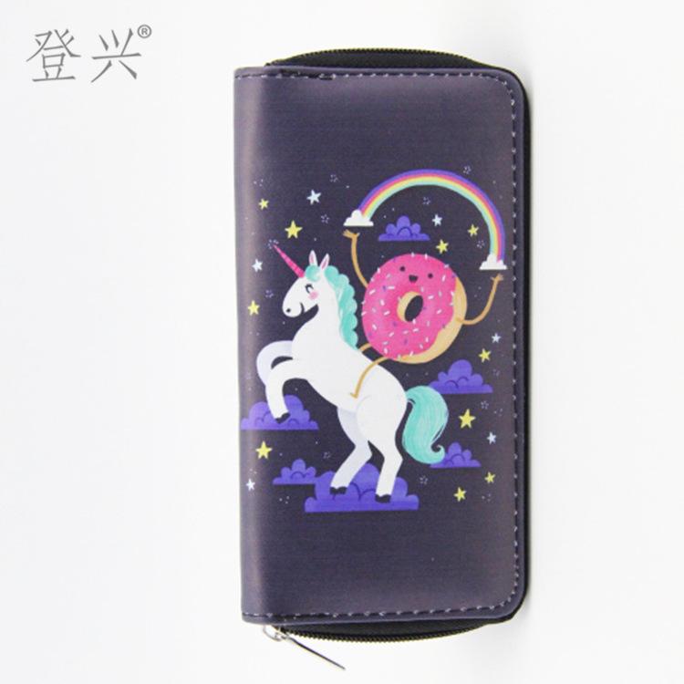 Аниме кошелек-клатч с длинной молнией и единорогом
Аниме кошелек-клатч с длинной молнией и единорогом