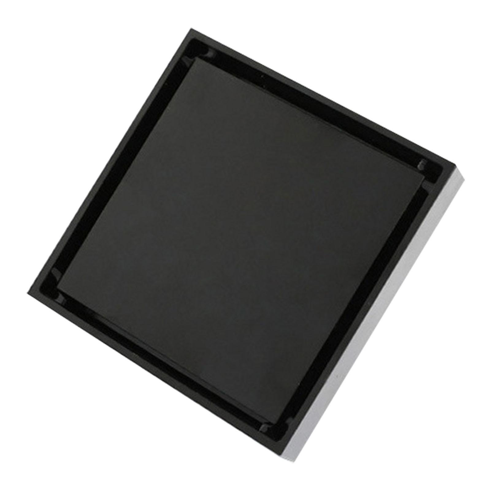 4 Inch Square Invisible Shower Drain Stainless Steel Anti Odor Bathroom Floor Drain 1.3mm Tileable чорний
4 Inch Square Invisible Shower Drain Stainless Steel Anti Odor Bathroom Floor Drain 1.3mm Tileable чорний