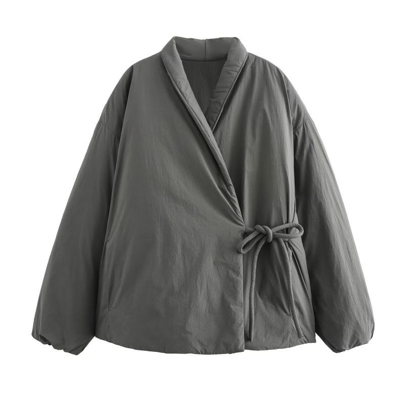 European & American Women s Three-Color Double-Breasted Kimono-Style Casual Long-Sleeve Jacket Extra Small сірий колір
European & American Women s Three-Color Double-Breasted Kimono-Style Casual Long-Sleeve Jacket Extra Small сірий колір