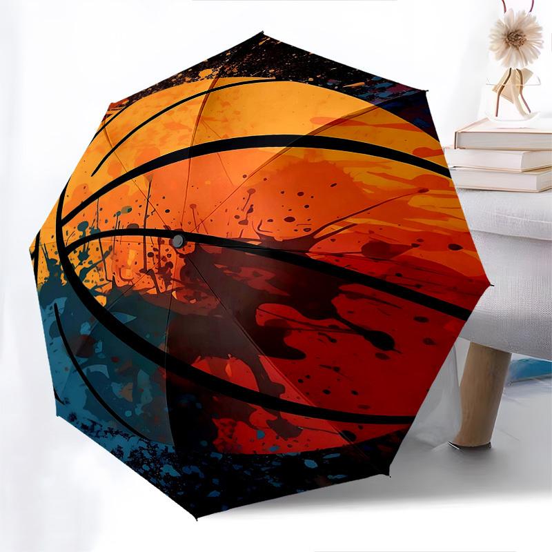1pc Automatic Folding Umbrella with Basketball Print, Portable 3-Fold Design, 8-Bone Iron Frame, Outdoor, Ideal Gift for Fans, Travelers, Daily Use, F
1pc Automatic Folding Umbrella with Basketball Print, Portable 3-Fold Design, 8-Bone Iron Frame, Outdoor, Ideal Gift for Fans, Travelers, Daily Use, F