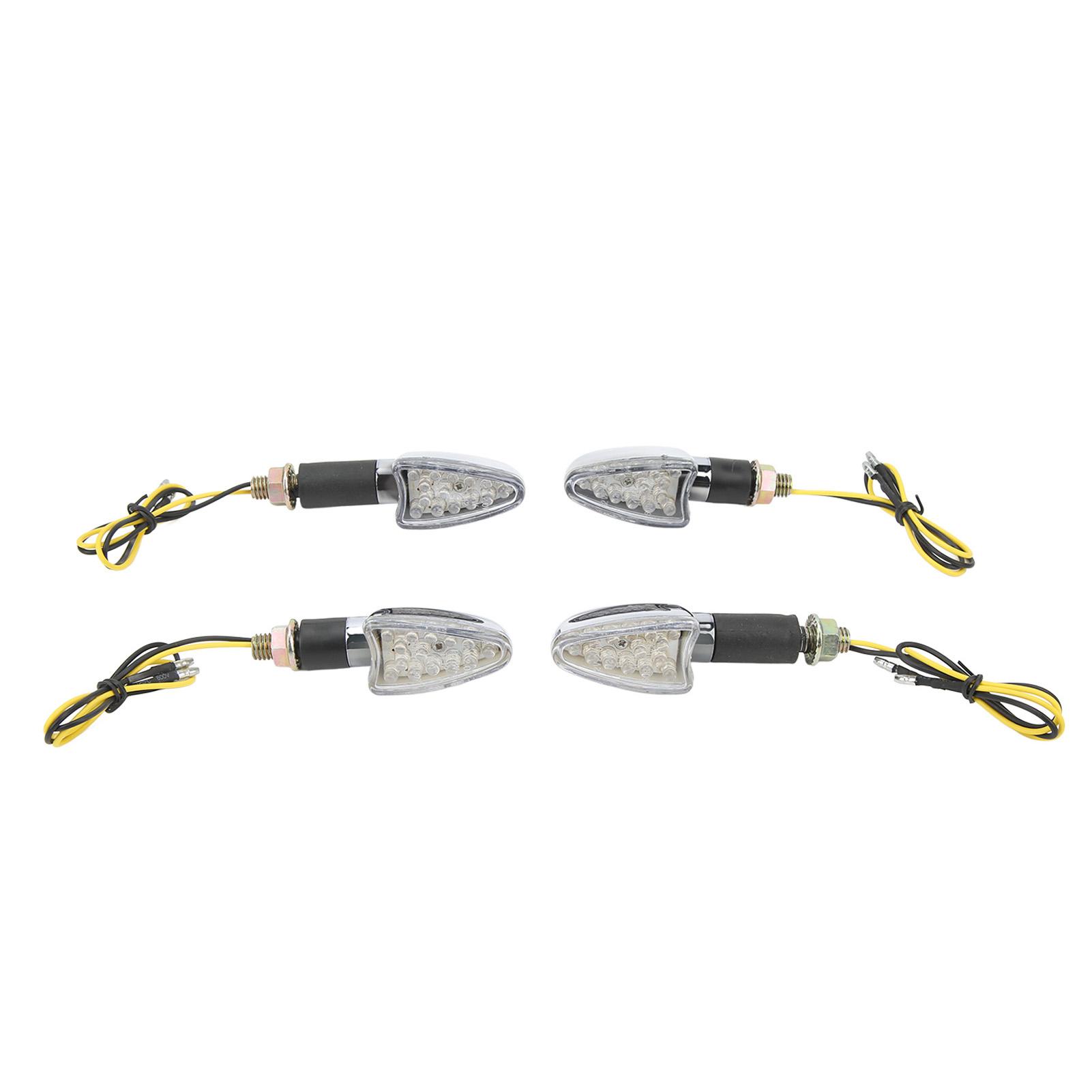 4 Pcs Motorcycle Turn Signal Lamp 10mm Mounting Hole Turning Indicator Light Blinker Replacement for
4 Pcs Motorcycle Turn Signal Lamp 10mm Mounting Hole Turning Indicator Light Blinker Replacement for