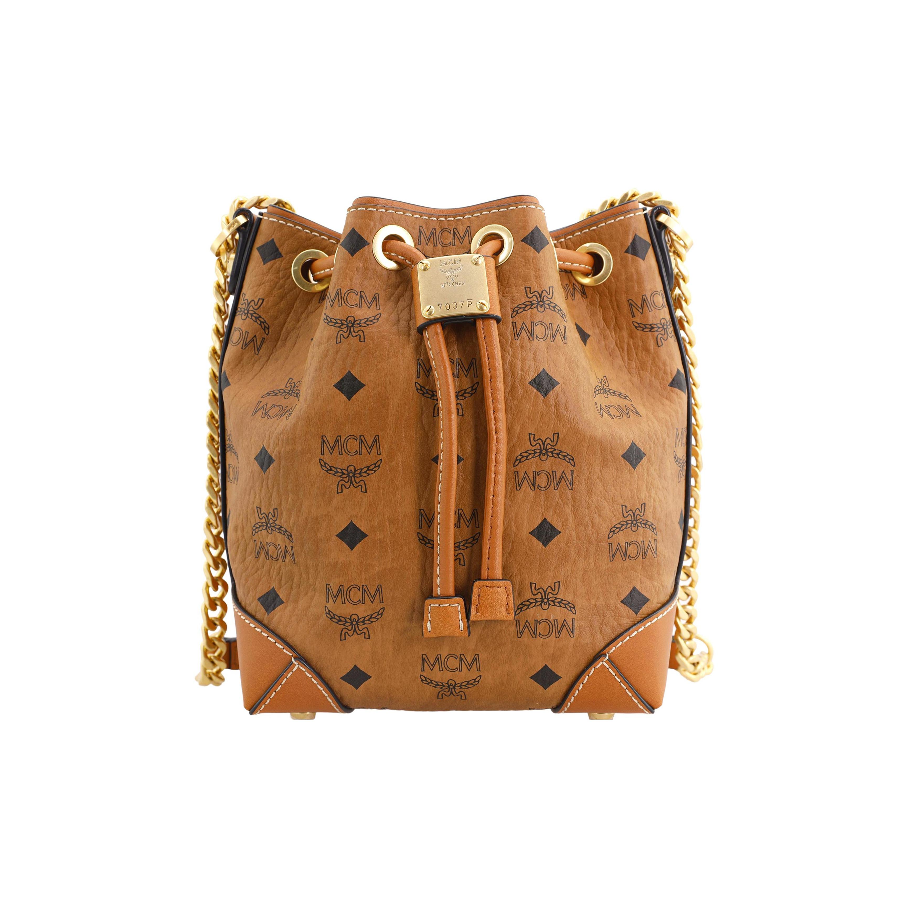 MCM Soft Berlin Visetos Monogram Drawstring Leather Bucket Bag Crossbody Mini Women bags Brown Cognac MWDAABF03CO001 Basic Set (Bag+Dust Bag)
MCM Soft Berlin Visetos Monogram Drawstring Leather Bucket Bag Crossbody Mini Women bags Brown Cognac MWDAABF03CO001 Basic Set (Bag+Dust Bag)