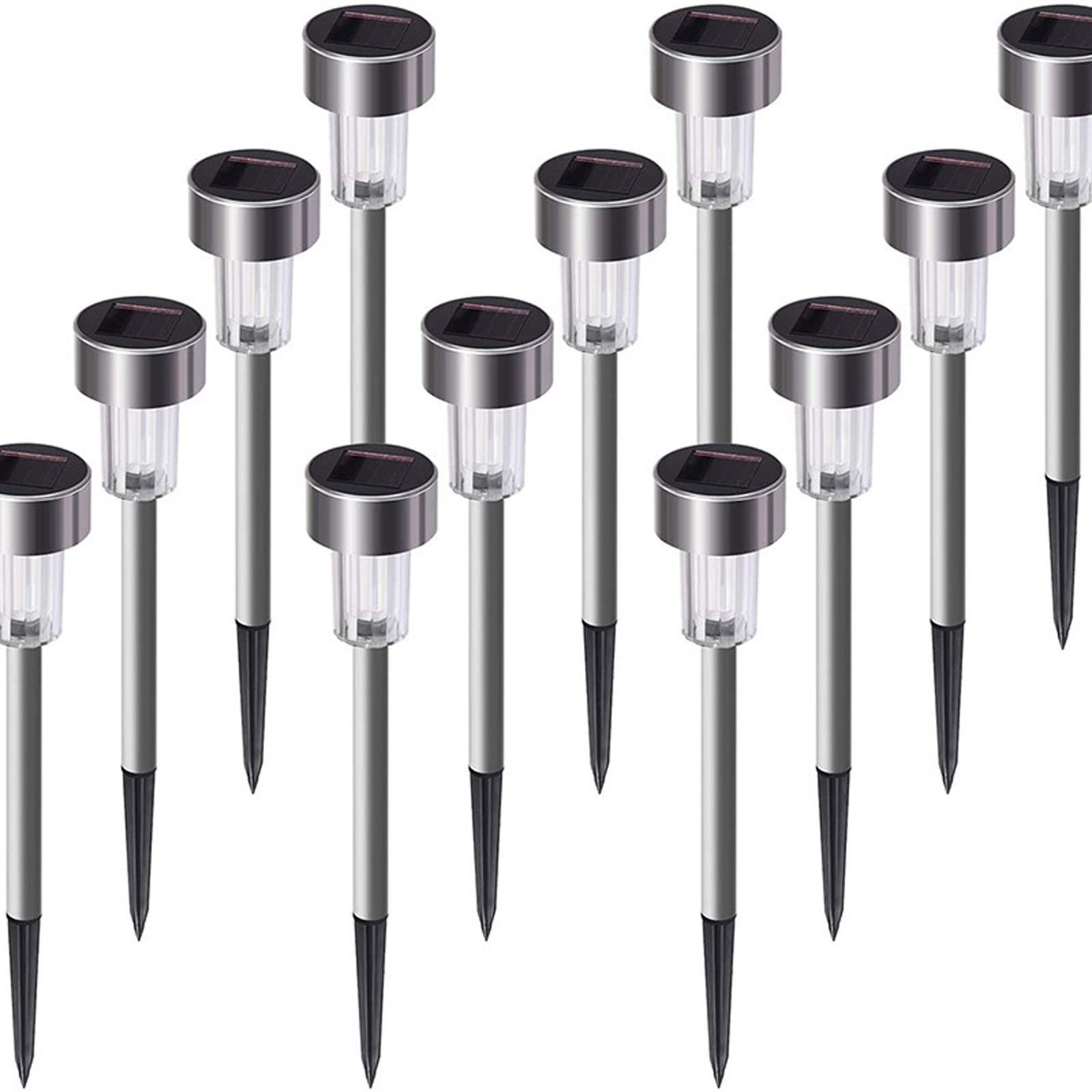 Solar Lights Outdoor Garden Led Light / Lights Stainless Steel-12 Pack One Size
Solar Lights Outdoor Garden Led Light / Lights Stainless Steel-12 Pack One Size