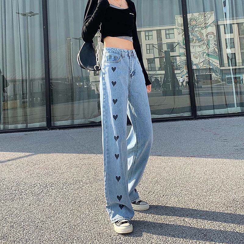 Women s High Waist Heart Embroidery Denim Pants - Slimming, Straight, Loose Fit, 2024 New Release, Wide-Leg, Floor Length XL синій
Women s High Waist Heart Embroidery Denim Pants - Slimming, Straight, Loose Fit, 2024 New Release, Wide-Leg, Floor Length XL синій