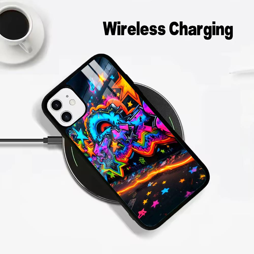 Cool -Colorful Graffiti Wireless charging phone case compatible with iPhone 17/16/15/14/13/12/11 iPhone12
Cool -Colorful Graffiti Wireless charging phone case compatible with iPhone 17/16/15/14/13/12/11 iPhone12