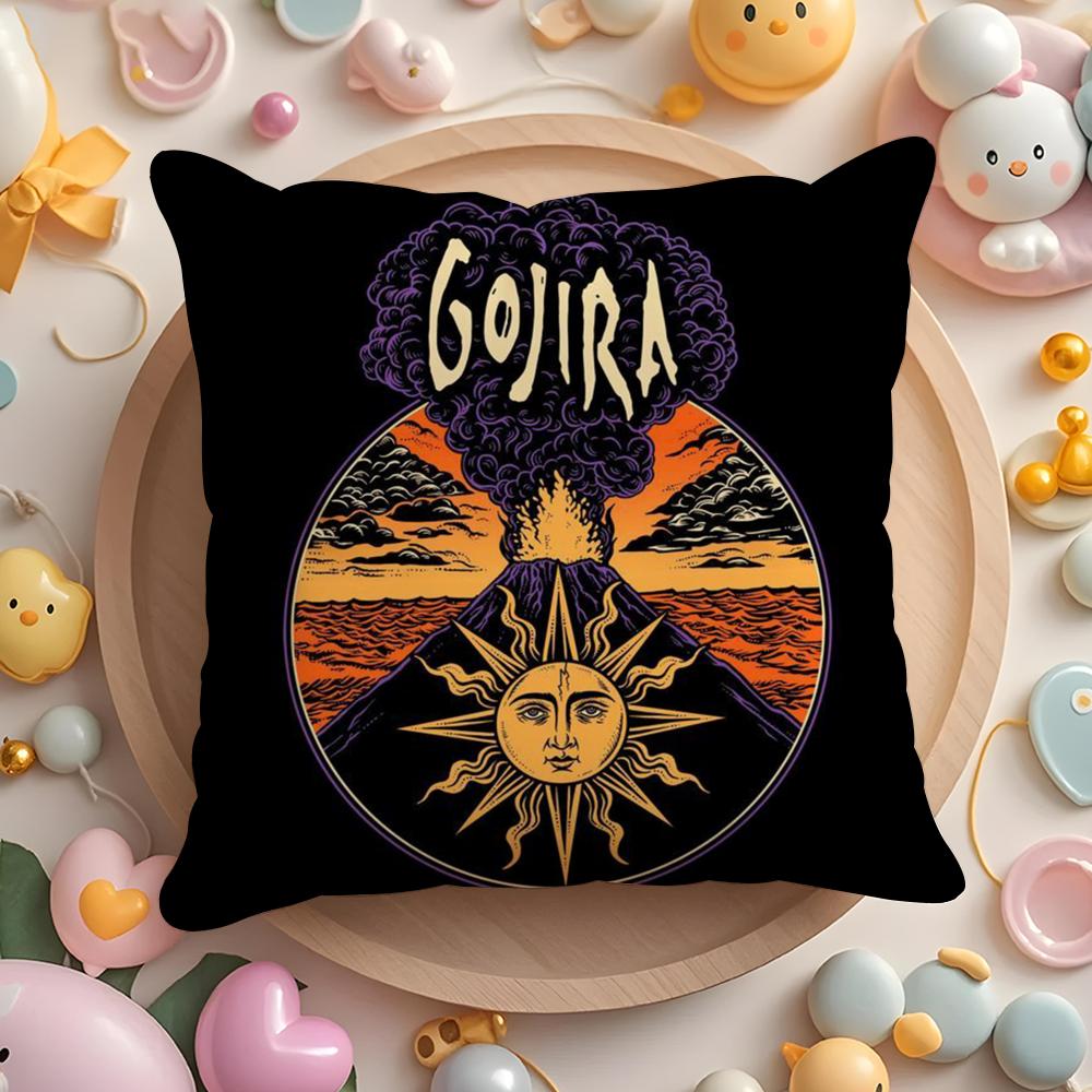 Rock Band G-Gojira Pillow Case Plush Fabric Soft Double-Sided Printed Sofa Home Decor Fine Winter Gift Cushion Cover 30cm x 30cm
Rock Band G-Gojira Pillow Case Plush Fabric Soft Double-Sided Printed Sofa Home Decor Fine Winter Gift Cushion Cover 30cm x 30cm