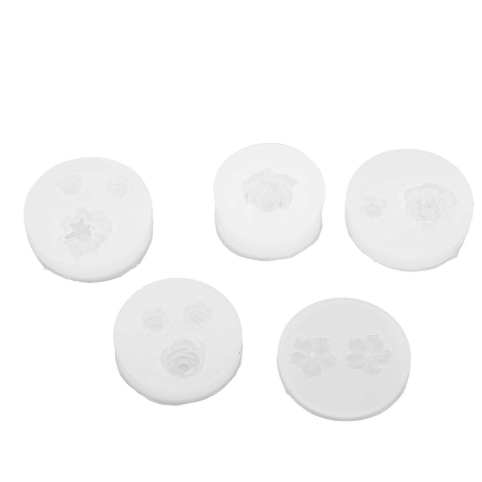 5Pcs Mini Flower Resin Molds Smoother Flexible Easy Demoulding Jewelry Making Tools for DIY
5Pcs Mini Flower Resin Molds Smoother Flexible Easy Demoulding Jewelry Making Tools for DIY
