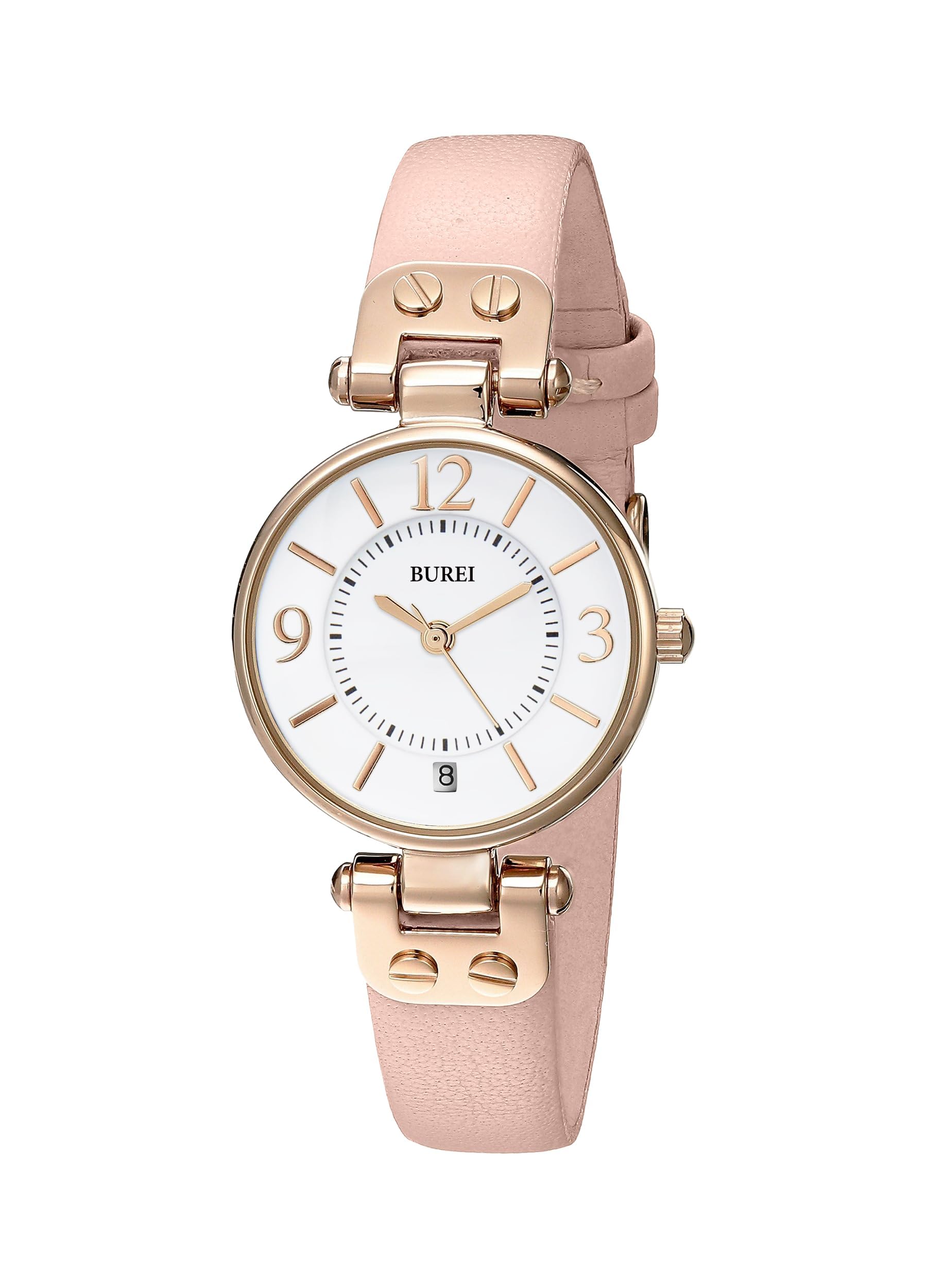 BUREI Аналоговые Кварцевые Японские Золотые Легкие и Кожаные Идеально подходят для и Повседневных Идеально в качестве Подарка Женские Часы, Батарейка, Водонепроницаемые, Циферблат, Тонкие,
BUREI Аналоговые Кварцевые Японские Золотые Легкие и Кожаные Идеально подходят для и Повседневных Идеально в качестве Подарка Женские Часы, Батарейка, Водонепроницаемые, Циферблат, Тонкие,