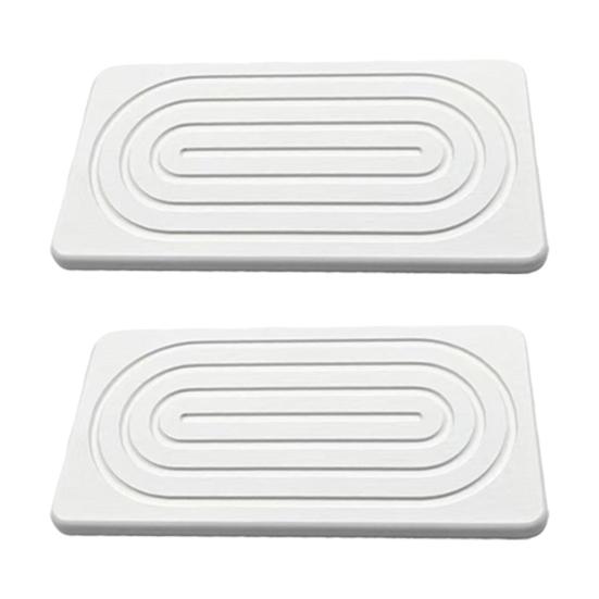 2Pcs Diatomaceous Earth Drying Pad Anti-Slip Leak-Proof Stone Sink Tray for Kitchen And Bathroom Countertops Quick-Dry Absorbent Mat for Soap 20cm білий
2Pcs Diatomaceous Earth Drying Pad Anti-Slip Leak-Proof Stone Sink Tray for Kitchen And Bathroom Countertops Quick-Dry Absorbent Mat for Soap 20cm білий