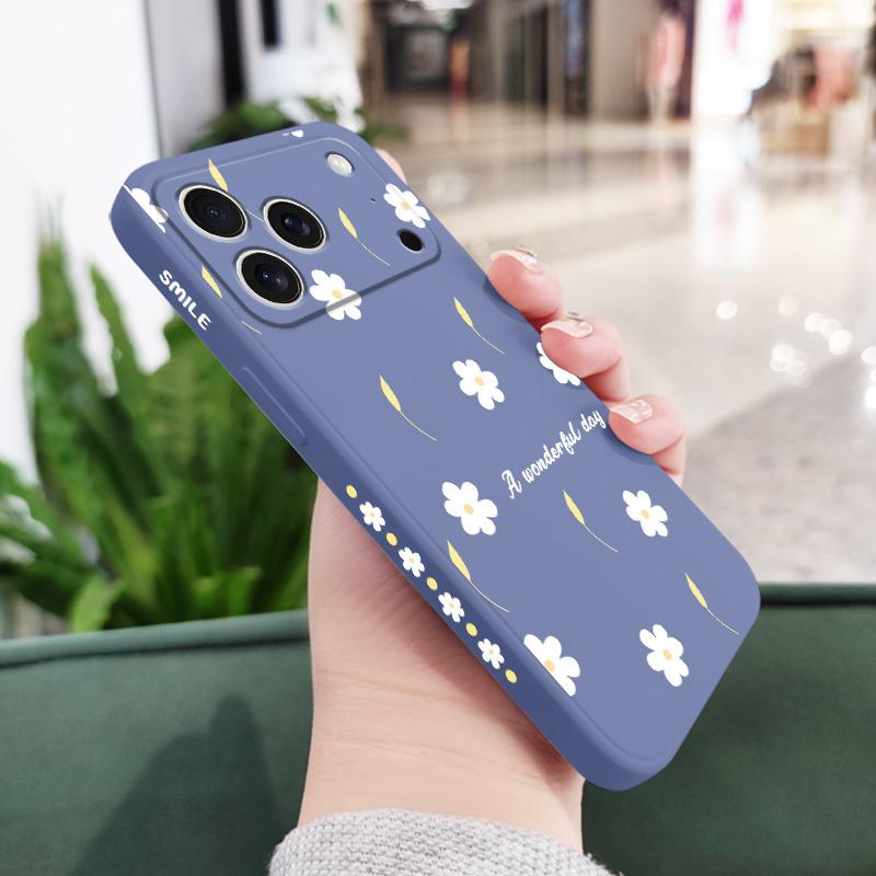 Rain Daisy Phone Case For iPhone 17 16 16e 15 14 13 Plus Pro Max Mini Silicone Cover iPhone 15
Rain Daisy Phone Case For iPhone 17 16 16e 15 14 13 Plus Pro Max Mini Silicone Cover iPhone 15