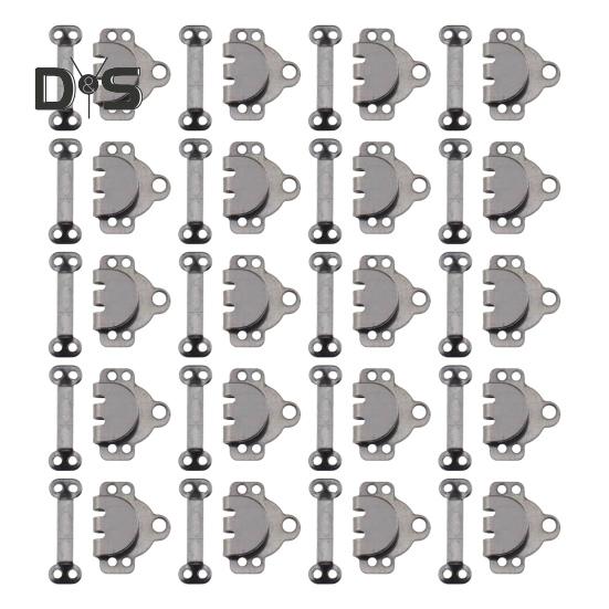 20 пар швейных крючков и застежек-молний, набор швейных застежек, набор для ремонта, сменные крючки для брюк, юбок, платьев, бюстгальтеров, шитья, рукоделия чёрный
20 пар швейных крючков и застежек-молний, набор швейных застежек, набор для ремонта, сменные крючки для брюк, юбок, платьев, бюстгальтеров, шитья, рукоделия чёрный