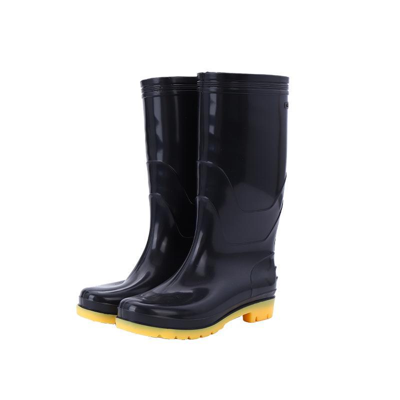 Чоловічі водонепроникні гумові чоботи з високою халявою, товстою підошвою та низьким каблуком, робоче взуття з сіткою, що не ковзає high tube 36CM, size 44 чорний
Чоловічі водонепроникні гумові чоботи з високою халявою, товстою підошвою та низьким каблуком, робоче взуття з сіткою, що не ковзає high tube 36CM, size 44 чорний