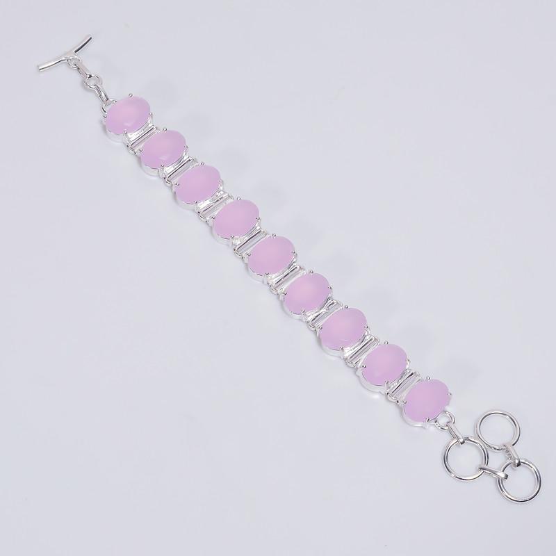Immaculate Top Grade Qualite 100% Natural Pink Chalcedony Oval Shape Ethnic Style Handmade Jewelry 925 Steling Silver Bracelet 6-8 WSJ-5179 6-8
Immaculate Top Grade Qualite 100% Natural Pink Chalcedony Oval Shape Ethnic Style Handmade Jewelry 925 Steling Silver Bracelet 6-8 WSJ-5179 6-8