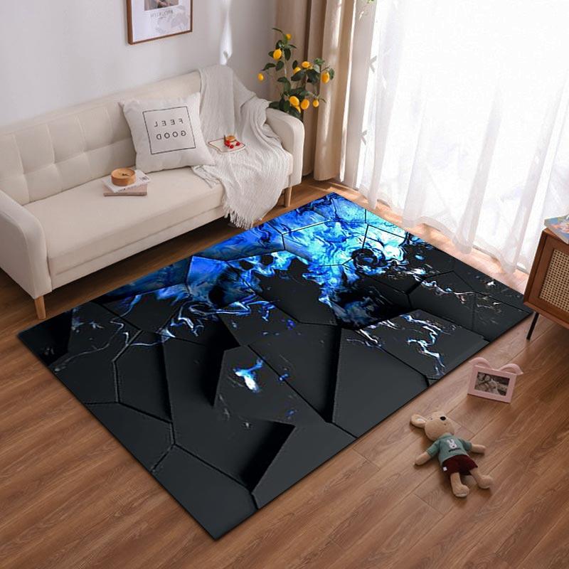 Modern Abstract Rug With Blue Flame Effect On Black Hexagonal Design Suitable for use as an anti-slip for living room bedroom sofas 40x60cm( 15x23in )
Modern Abstract Rug With Blue Flame Effect On Black Hexagonal Design Suitable for use as an anti-slip for living room bedroom sofas 40x60cm( 15x23in )