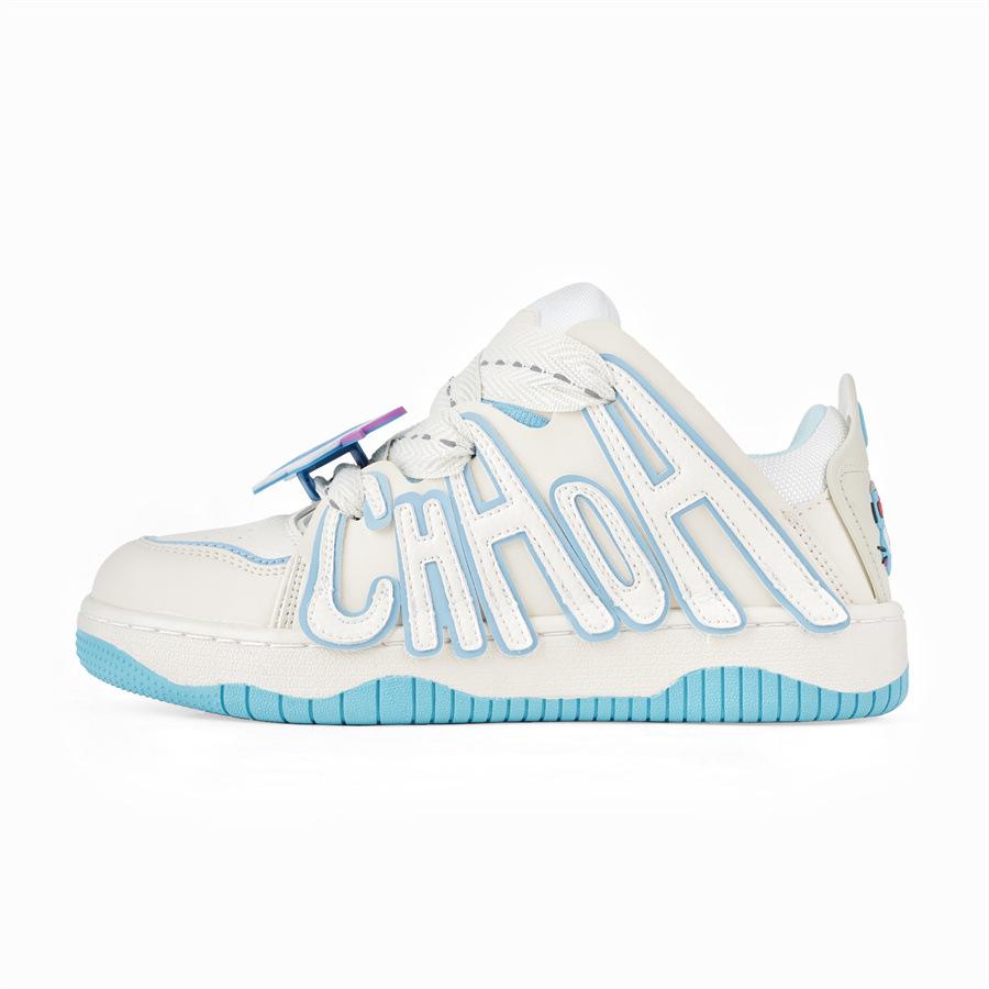 New high street letter splicing skateboard shoes couple platform retro casual sneakers 35
New high street letter splicing skateboard shoes couple platform retro casual sneakers 35