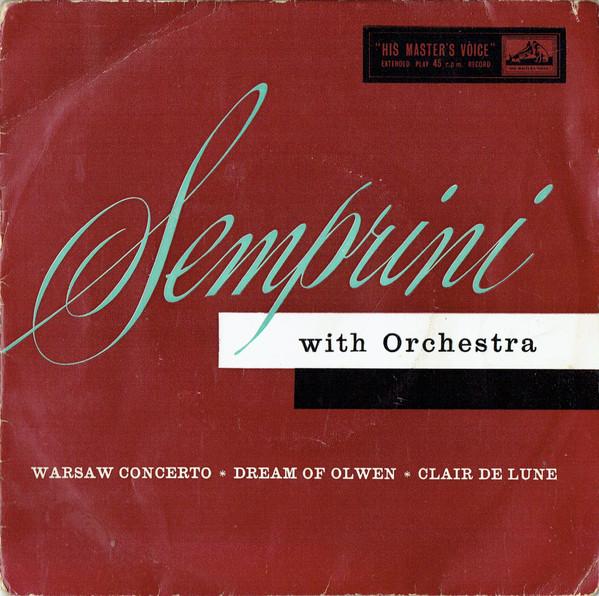 7-дюймовая пластинка ALBERTO SEMPRINI E LA SUA ORCHESTRA Варшавский концерт 7EG8371 His Masters Vo 1958 Великобритания Классика Б/у
7-дюймовая пластинка ALBERTO SEMPRINI E LA SUA ORCHESTRA Варшавский концерт 7EG8371 His Masters Vo 1958 Великобритания Классика Б/у