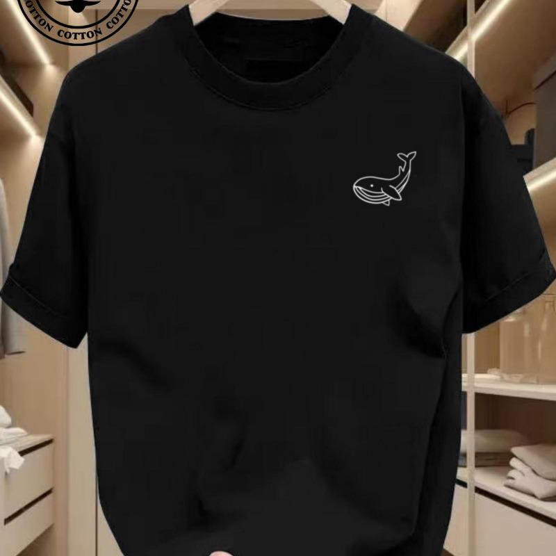 Men s Summer 100 Cotton Fashionable Casual Sports Loose Large Whale Pattern Printed Fashion Round Neck Short Sleeve T-shirt Top S разноцветный
Men s Summer 100 Cotton Fashionable Casual Sports Loose Large Whale Pattern Printed Fashion Round Neck Short Sleeve T-shirt Top S разноцветный