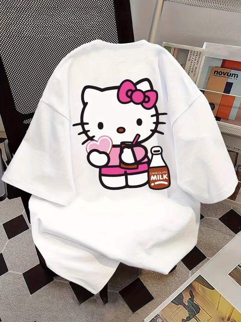 2026 new Summer HelloKitty Cute Print Tee Casual Short Sleeve Cotton Tops for Adults Kids Sweet Kawaii Style Daily Outfit S
2026 new Summer HelloKitty Cute Print Tee Casual Short Sleeve Cotton Tops for Adults Kids Sweet Kawaii Style Daily Outfit S