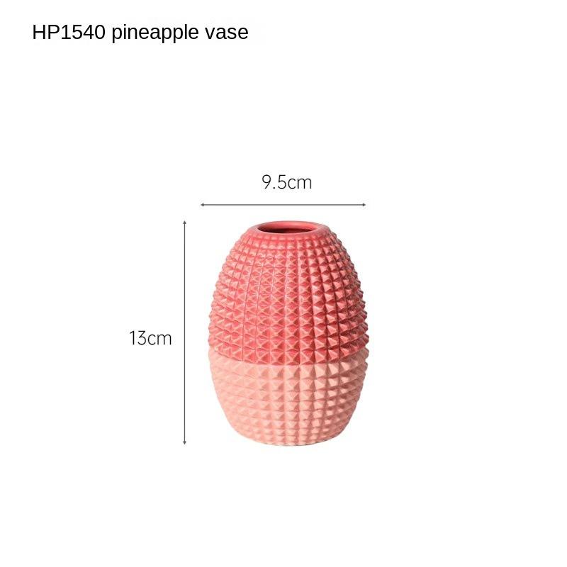 Nordic ins керамика Ананас Маленькая ваза украшение гостиная цветочная композиция ваза Современное украшение ваза украшение для дома