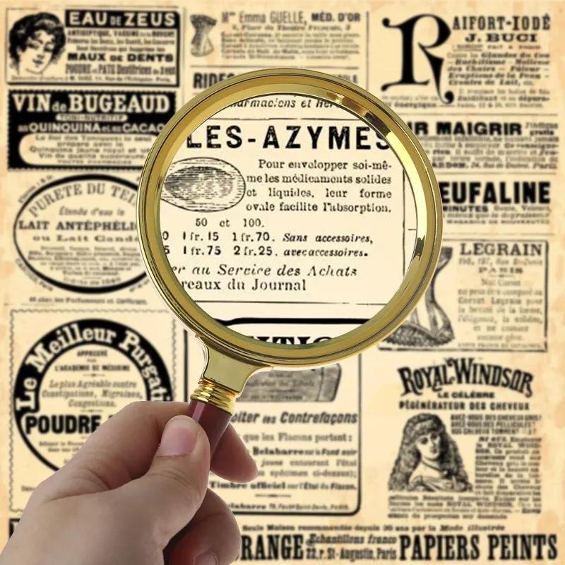 Portable Handheld Magnifying Glass with Retro Handle, Eye Loupe, 10X Magnifier, 60mm, 70mm, 80mm 60mm
Portable Handheld Magnifying Glass with Retro Handle, Eye Loupe, 10X Magnifier, 60mm, 70mm, 80mm 60mm
