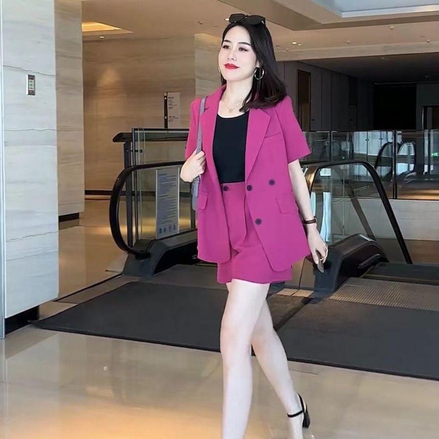 Women s Summer 2026 Slimming Short Sleeve Stylish Suit Two-Piece Set M 43-52kg
Women s Summer 2026 Slimming Short Sleeve Stylish Suit Two-Piece Set M 43-52kg