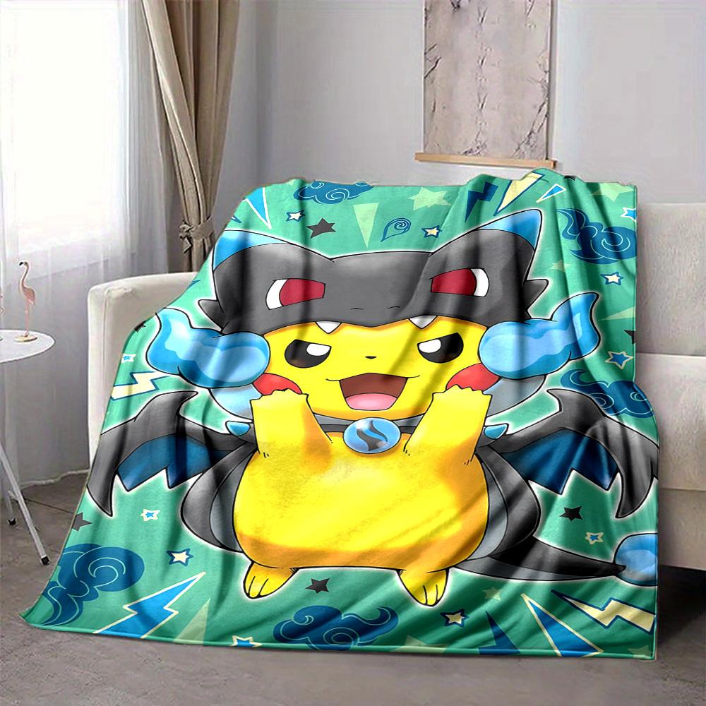 1pc Pikachu Pokémon Soft & Warm Flannel Blanket, Multi-Purpose Throw Blanket for Couch, Sofa, Office, Bed, Camping, Travel 80x120cm
1pc Pikachu Pokémon Soft & Warm Flannel Blanket, Multi-Purpose Throw Blanket for Couch, Sofa, Office, Bed, Camping, Travel 80x120cm