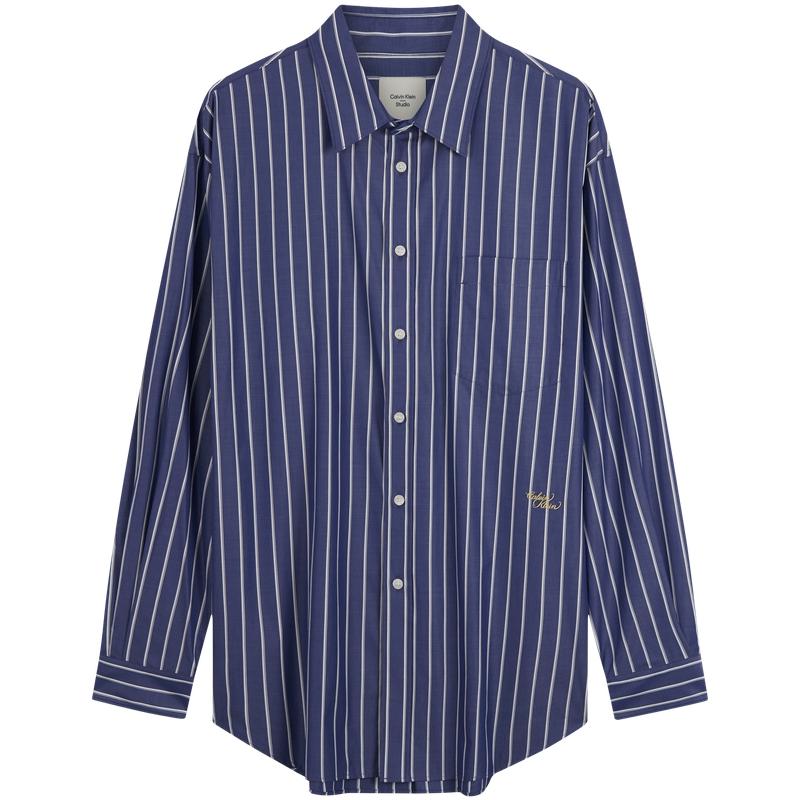 Calvin Klein Casual Cotton Striped Loose Long Sleeve Shirt Men shirts 4LB156G S
Calvin Klein Casual Cotton Striped Loose Long Sleeve Shirt Men shirts 4LB156G S